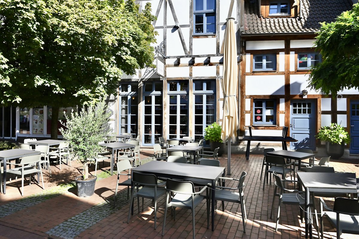 Terrasse vor dem Haus