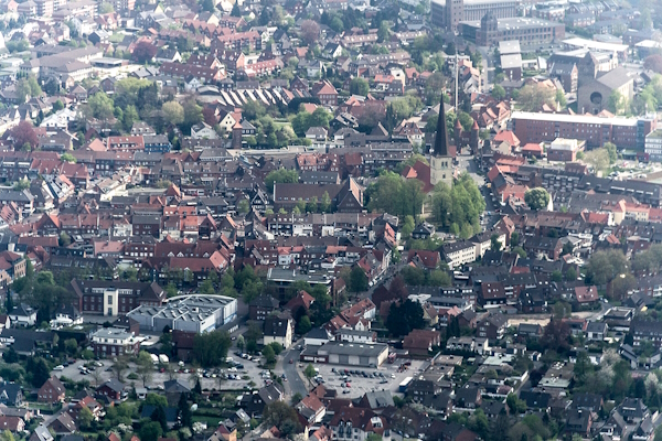 Ortsansicht Dülmen Vogelperspektive